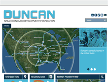 Tablet Screenshot of ok-duncan.com